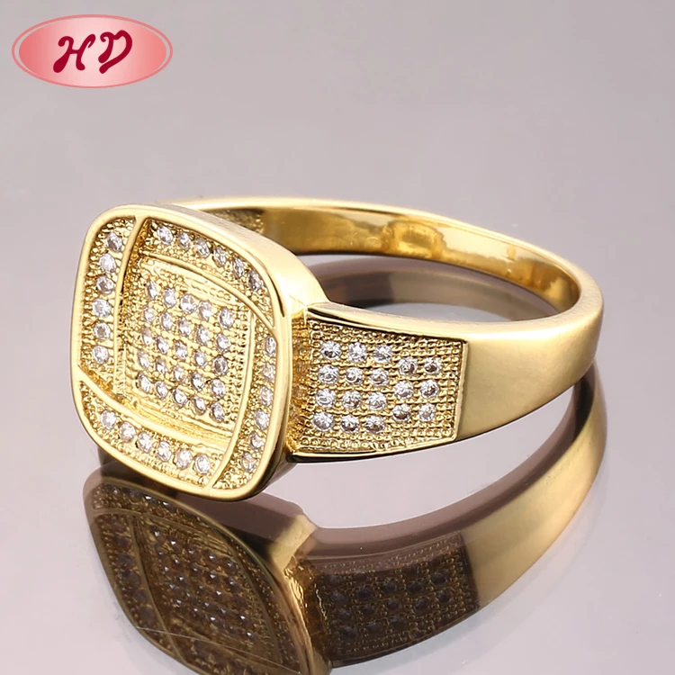 Latest Model Fashion Designs Cheapest Wedding Jewelry 18K Gold Diamond Ring