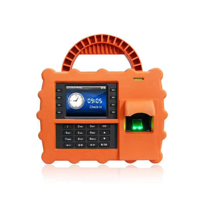 Portable  Fingerprint and RFID card Time Attendance System with New Firmware