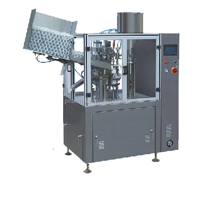 NF-60A fully automatic plastic tube filling sealing machine for hair cream and toothpaste