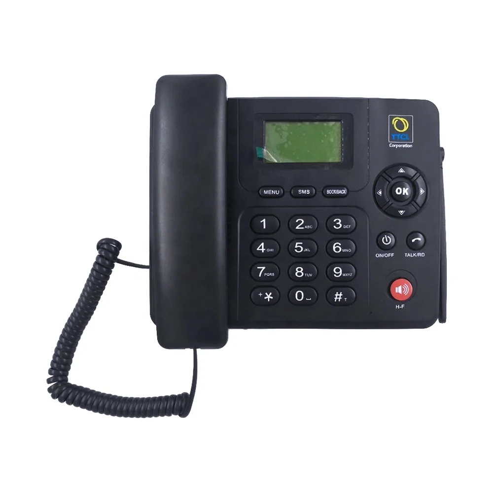 Shenzhen 3G Fixed Wireless Phone Terminal with TNC Antenna FM Radio SMS Blue Backlight TF Card and Dual Sim Card Functions