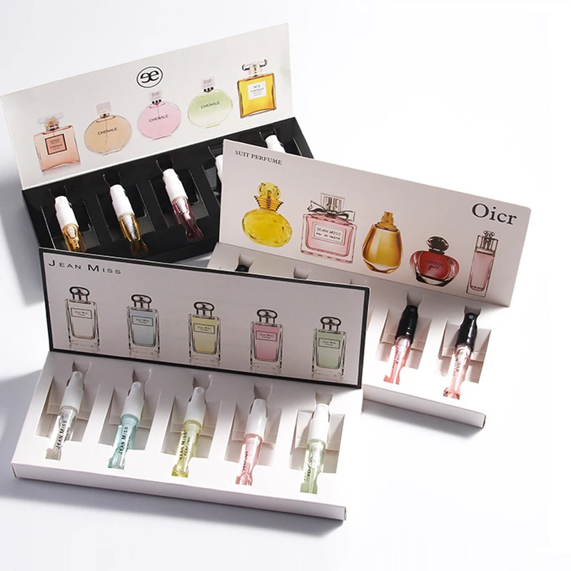 3ML*5 perfume ladies spray perfume set accept OEM/ODM