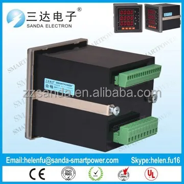 USB Interface Inverter 4-20ma Power meter Ammeter Voltmeter Digital Meter with Panel Mounting