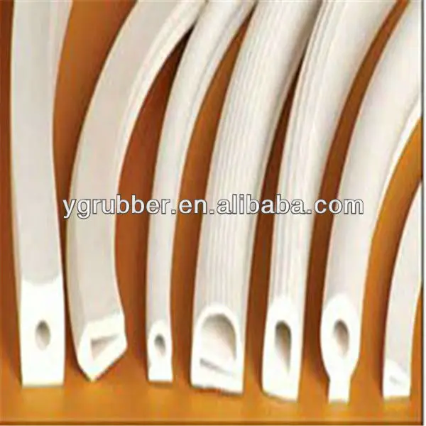 Customized P T E Style Silicone rubber foam strip for sealing
