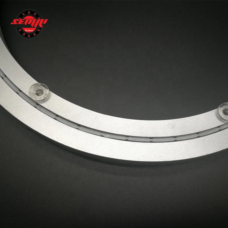 Customized 1000mm Aluminum Lazy Susan Bearing For Turn Table