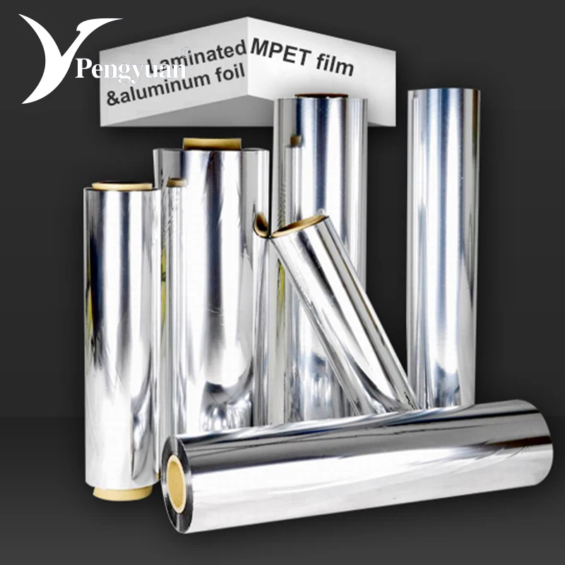 Декоративная алюминиевая вакуумная ПЭТ полиэфирная упаковочная пленка
