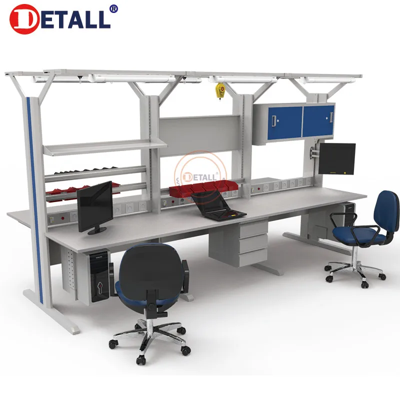 
Detall mobile repair work table assembly line working tables cell phone repair workstation 