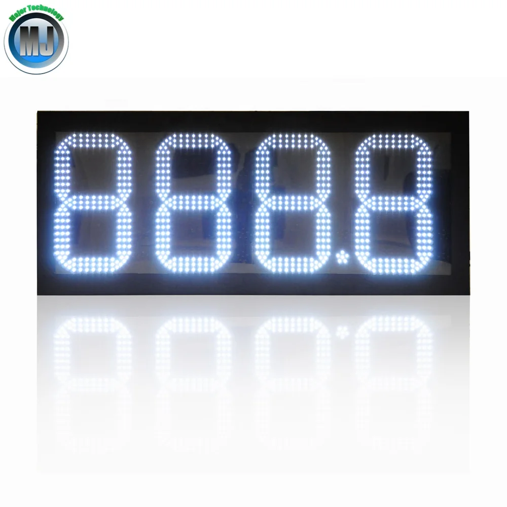 Wireless Remote Control IP65 waterproof led gas petrol station sign display