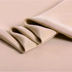 Sandwashed heavy silk crepe de chine pure silk fabric