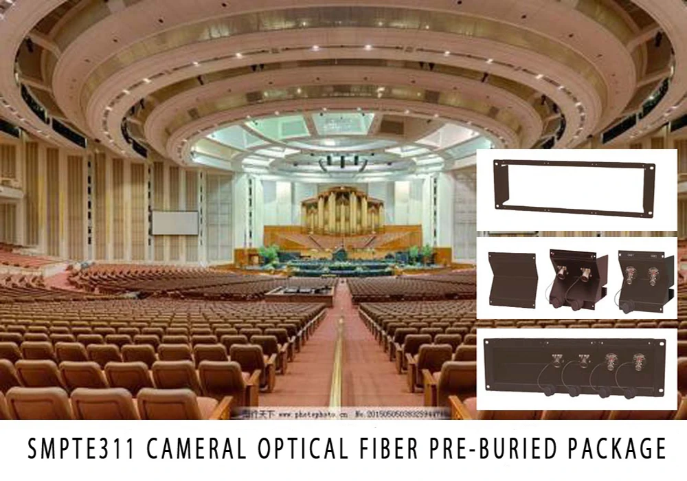 
Camera standard cable pre-buried system SMPTE-311M 