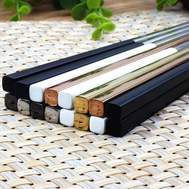 
New Design Stainless Steel Sushi Chopsticks 