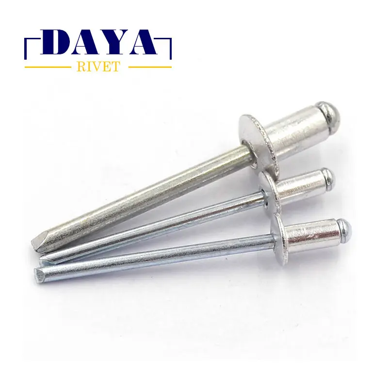 M3.2-M6.4 month open decoration nickel pop rivet blind rivet aluminum rivet