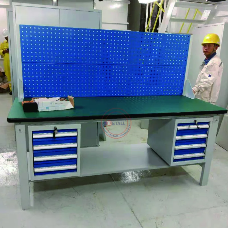 Newest design top quality Assembly Workbench Heavy Duty Garage Workbench Lockable Storage Cabinets