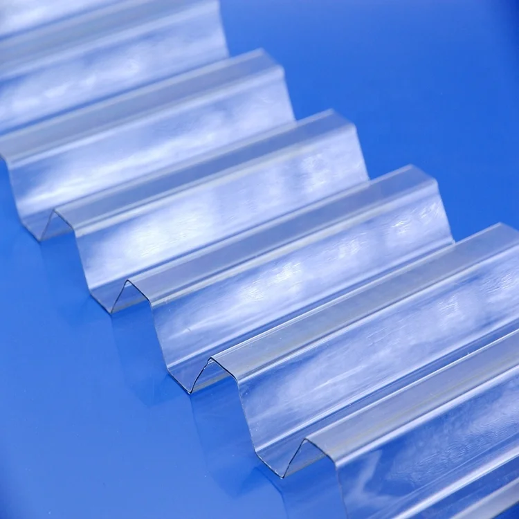 Factory 1.2mm thick fixing clear corrugated sheet polycarbonate roof sheeting