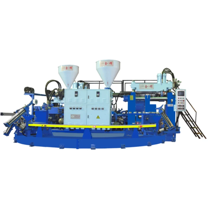 Two color PVC rain boots machine