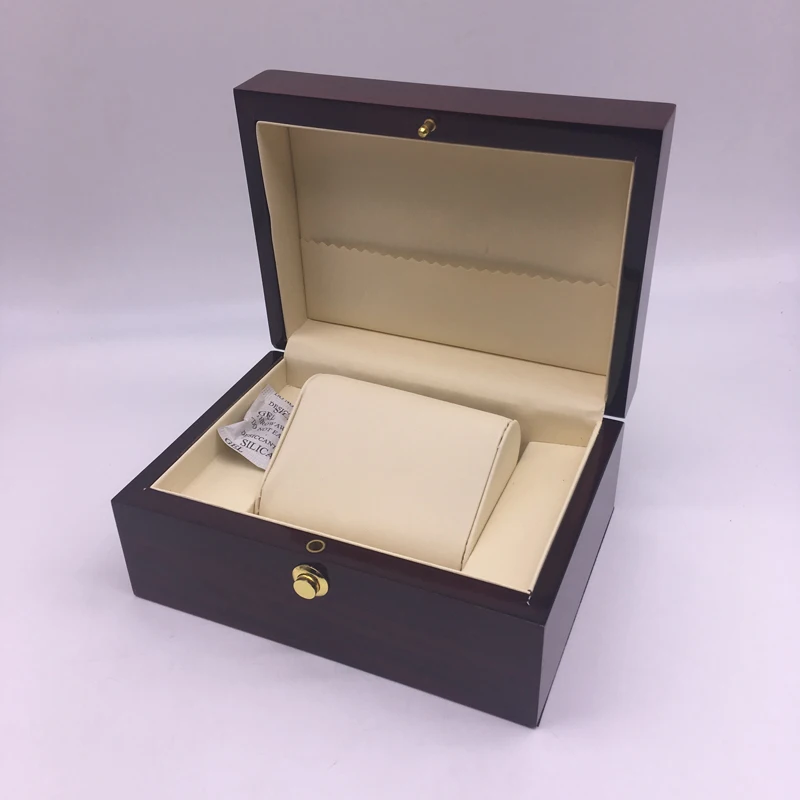 Custom Luxury Wooden Single Retail Watch Box with Low MOQ