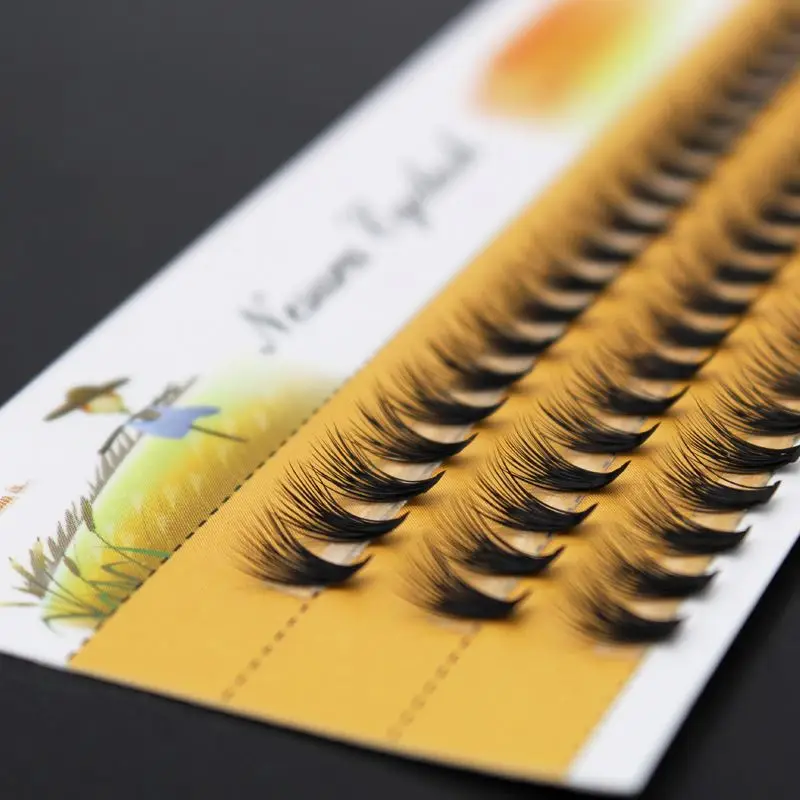 Hot!!! 10 Pairs x Natural False Eyelashes Fake Eyelash (factory selling )