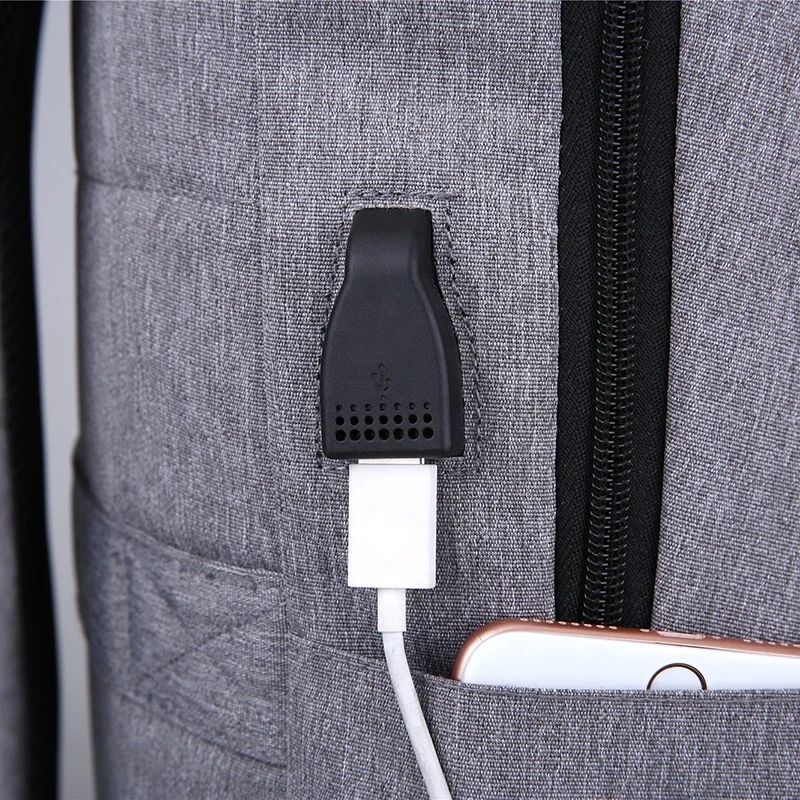 Hot Selling Laptop Hiking Bag USB Anti Thief Backpack With Power Bank