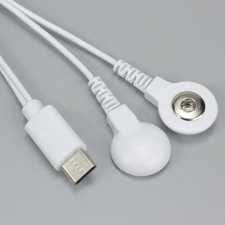 Snap tens lead wires ECG cable medical cable for surgical instrument type-c