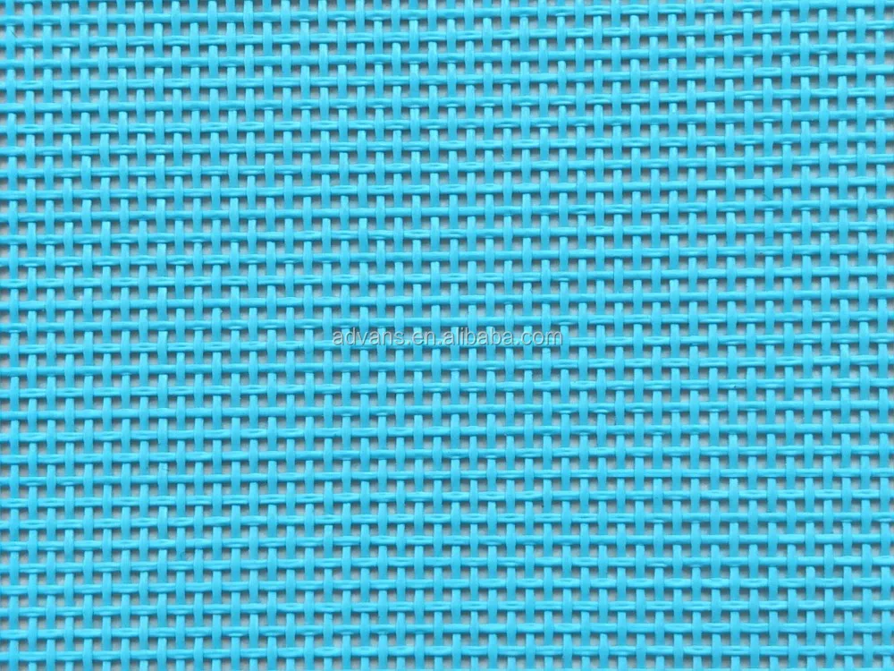 
1*1 Weave Pink Color Batyline Sling Marine Vinyl PVC Woven Polyester outdoor furniture Mesh Fabric 
