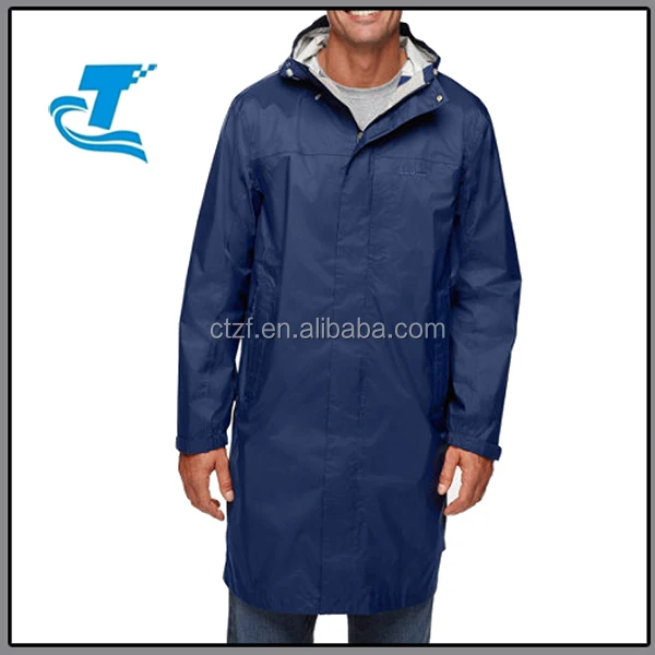 Trail Model Long Nylon foldable raincoat