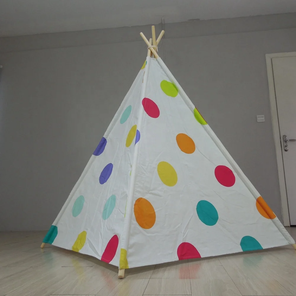 Tent toy for kids teepee tentChildren Toy Tent kids cotton canvas tent house toy Baby Room