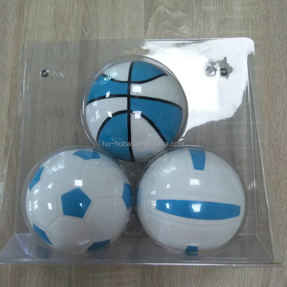 
Mini ball set pack of 3-include 5nch PVC volleyball,basketball and soccer ball 