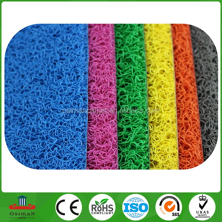 High quality PVC spaghetti mat unbacked