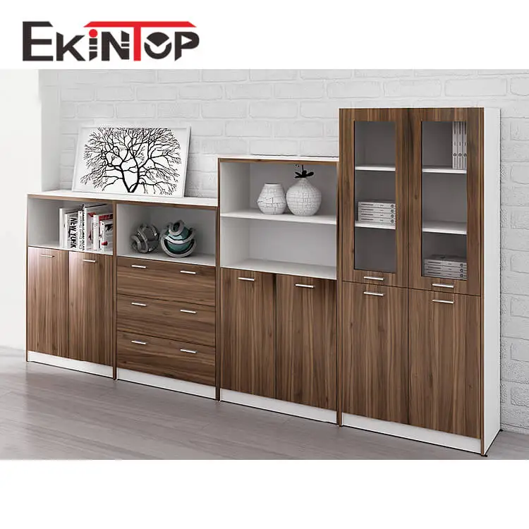Ekintop top 10 manufacturers cardboard 4 door filing craft design in book shelf storage cabinet