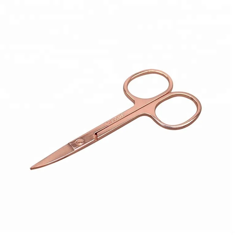 Lash tools makeup scissors stainless steel cosmetic eyebrow scissors rose gold scissors