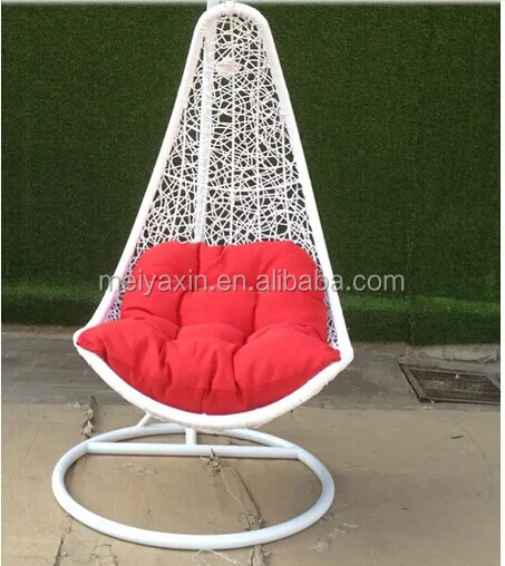 MH-31 outdoor indoor wicker rattan hanging chair with stand