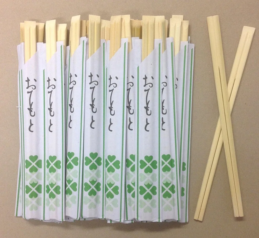 Custom Colorfully Printing Logo Bamboo Sushi Chopstick Paper Wrap for Modern