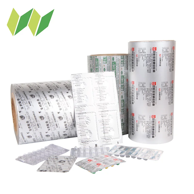 Gravure printing surface pharma grade aluminum foil blister medicine