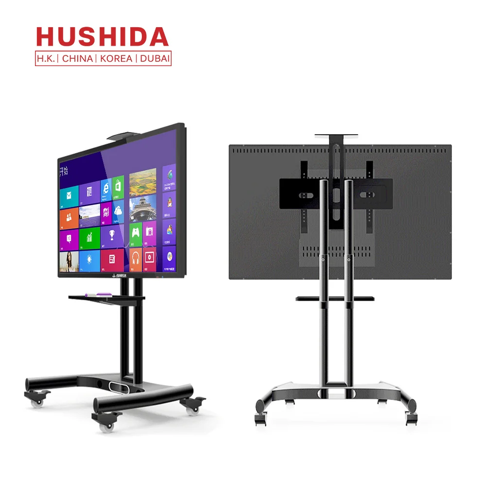 HUSHIDA in One Whiteboard Equipped with OPS Pc Education 4K UHD Interactive All 55 Inch Aluminum Alloy Frame HSD-JXCM-55 6.5ms