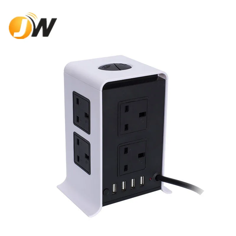 UK Extension Socket UK Socket in electrical plugs UK Socket 8 Outlets 4 USB