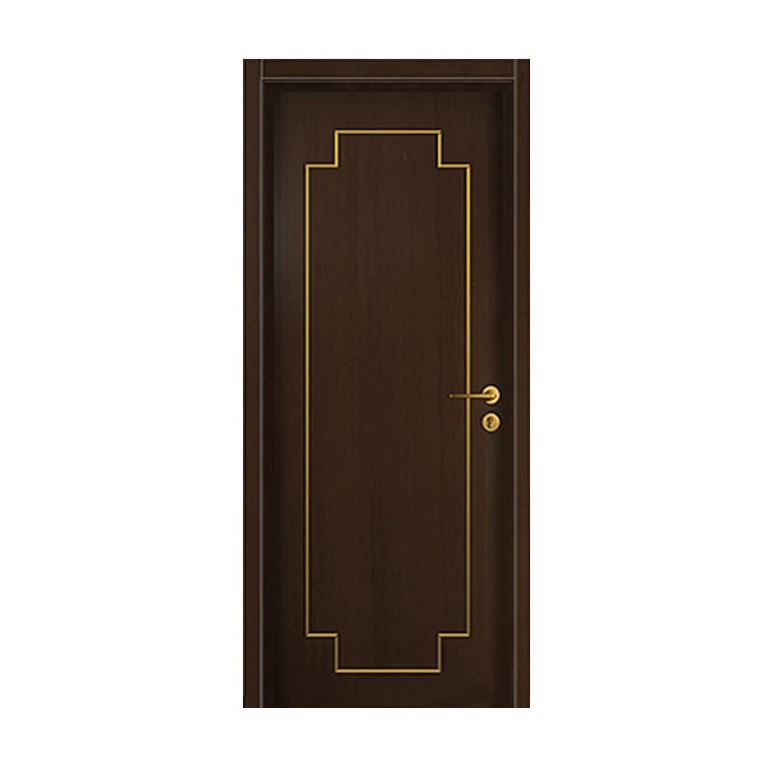 Good Quality Paint Color Wood Veneer wood flush door with glass interior wooden door designs with glass