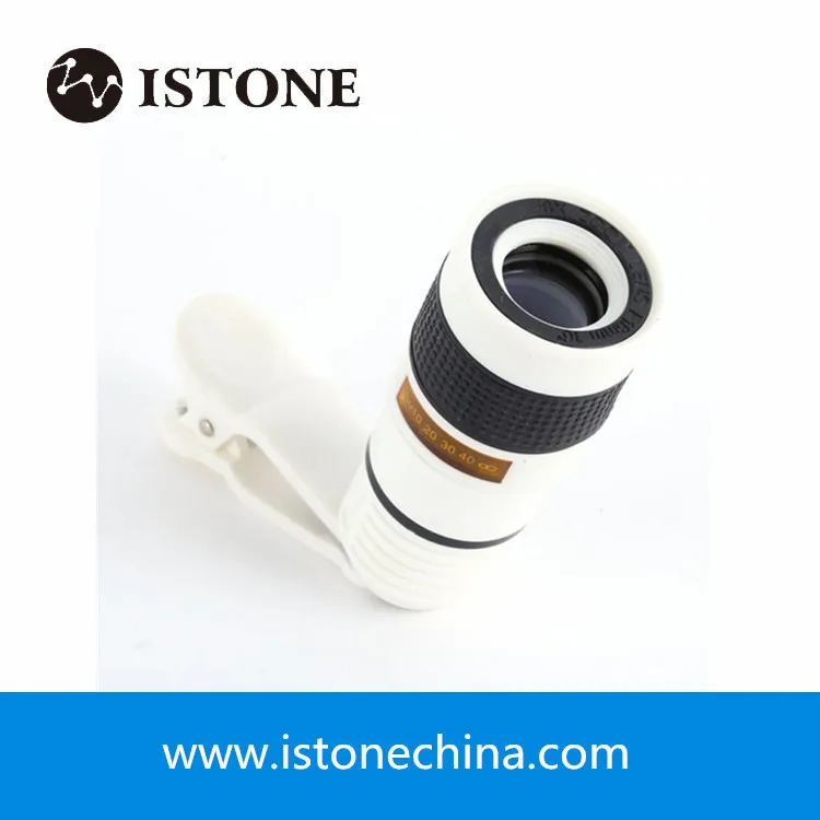 Universal Clip 8X 12X Zoom Mobile Phone Telescope Lens Telephoto External Smartphone Camera Lens for Smartphone