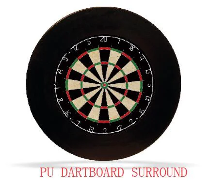 Huizhou Creative BSCI factory PU dartboard surround for darts dartboard dart accessory