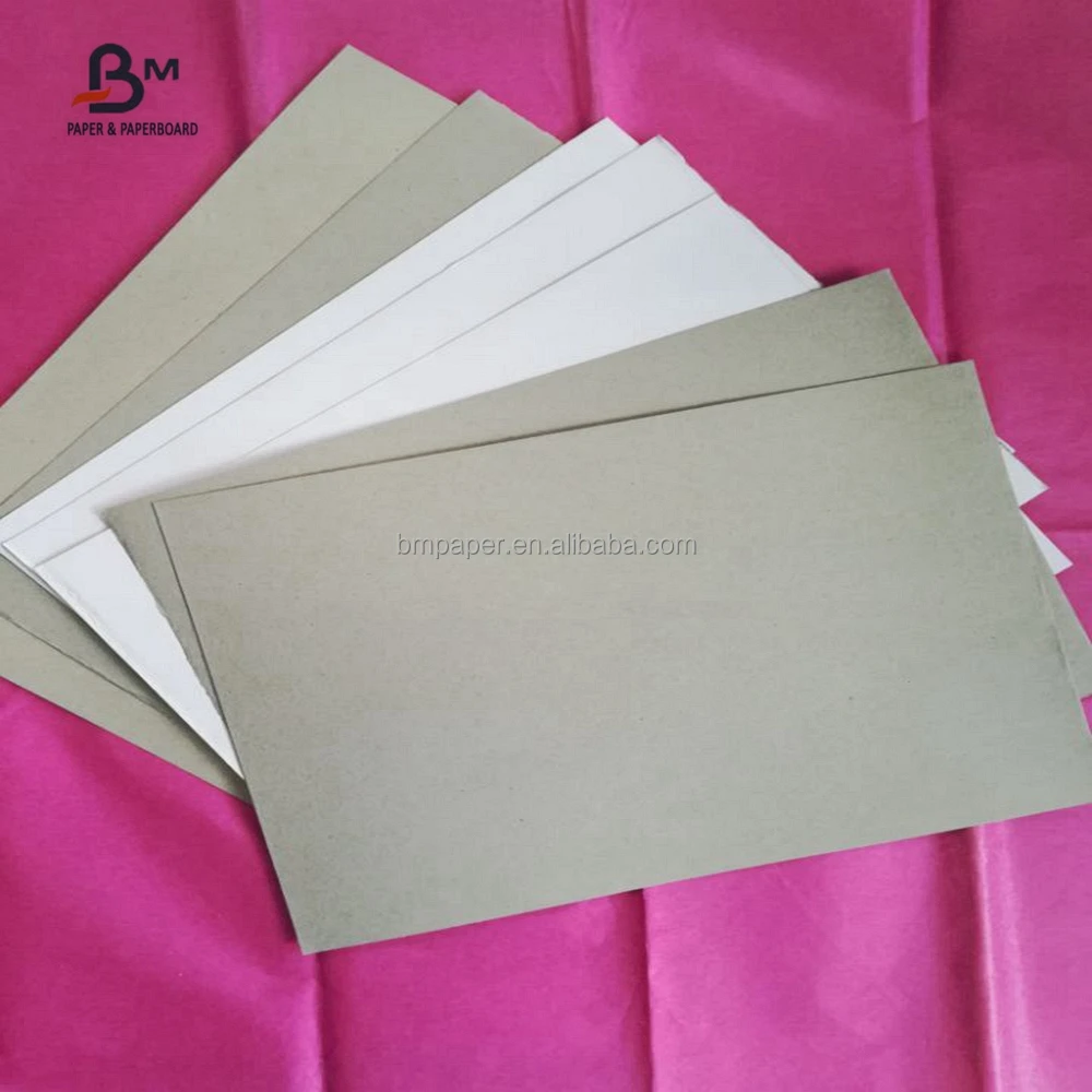 
Wasted material paper board grey 230g duplex board for gift packaging <span style=