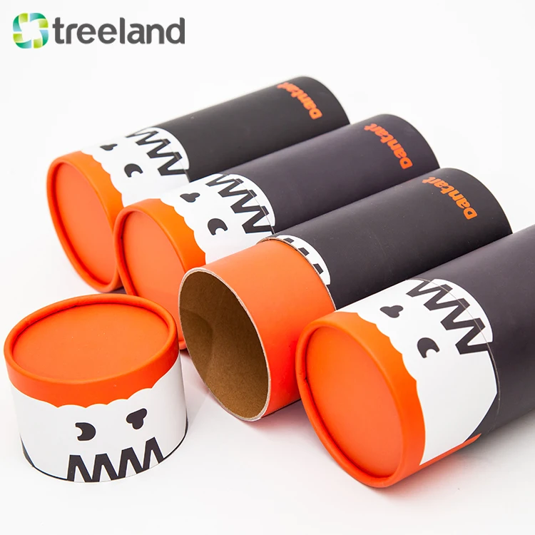 Factory Direct Sale Cylinder Paper Jar Food Safe Candy Package