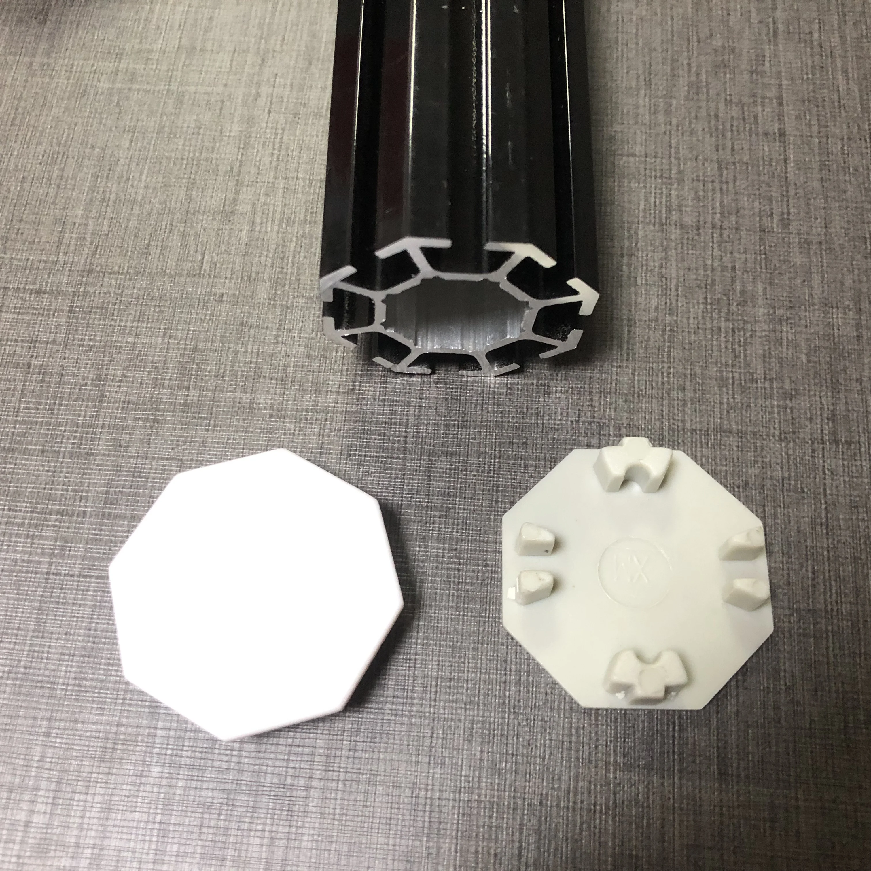 Plastic end  Caps For Shell scheme booth Aluminum Profiles /exhibition booth materials/display accesory equipment manufactory