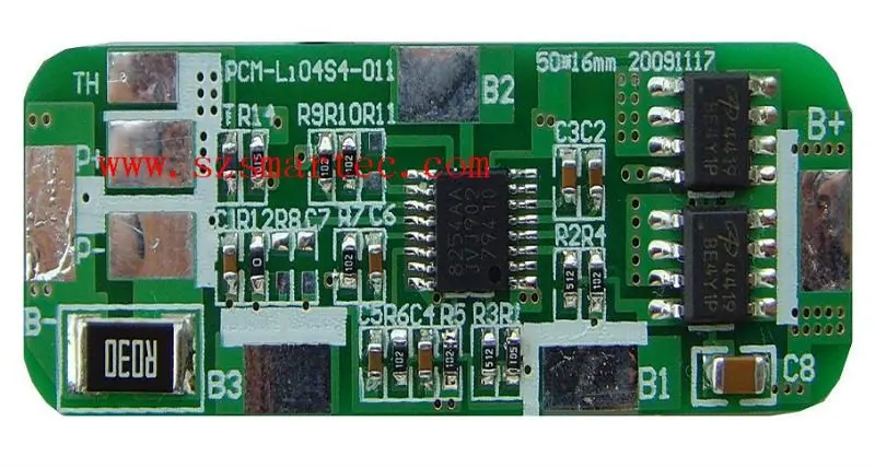 RoHS certified Protective Circuit Board 3S 4S 3A 4A 5A lithium battery PCM/BMS/PCB