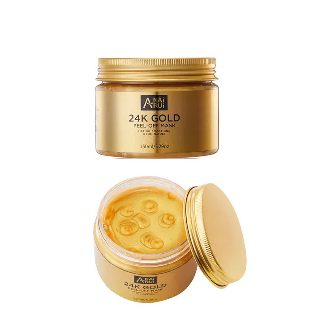 Top Sale Fast delivery Magic Korean Facial Mask Collagen Crystal 24k Gold Nano-Fiber Facial Mask Wholesale