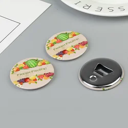 Fridge magnet bottle opener,  tin badge metal alloy bottle opener with magnet