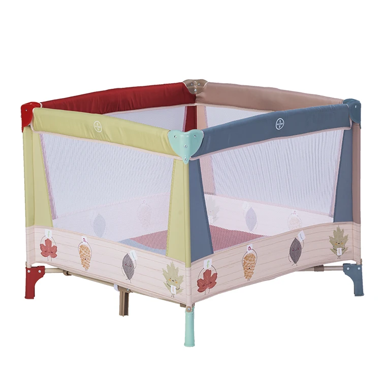 
OEM cheap square steel folding portable European quality baby playpen 