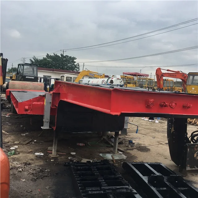 2 Axle 30-60 Ton Used Trucks Spare Parts Low bed Truck Trailer Tons