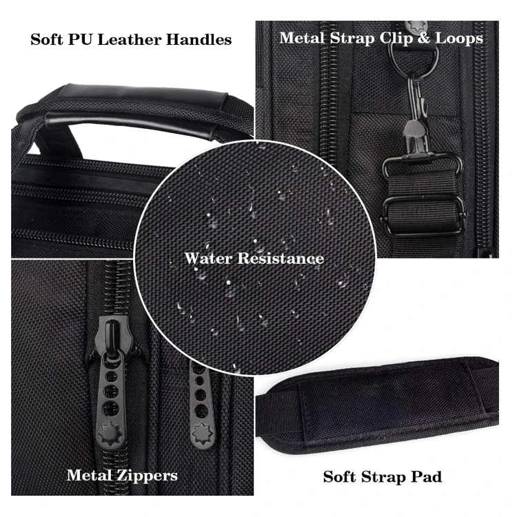 Нейлоновая деловая водонепроницаемая сумка-мессенджер через плечо для ноутбука 15,6 дюйма