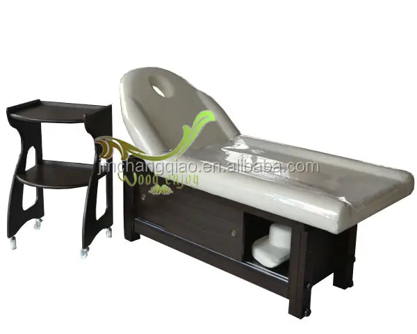 Bali style massage table 106 #, spa furniture,soild wood facial bed in stock