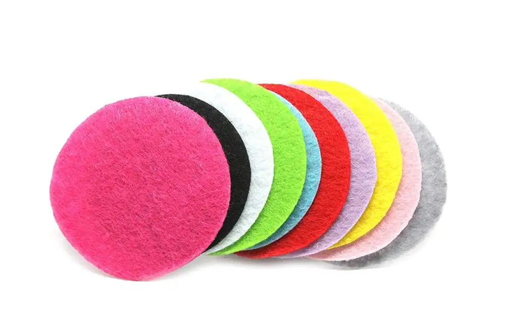 
felt circle diy bulk felt pads eco friendly ornaments die cut adhesive felt circles for craft 
