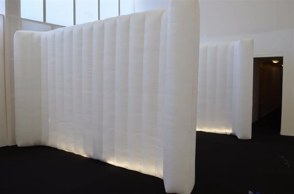 Portable led inflatable wall for decoration,inflatable photo booth wall for sale