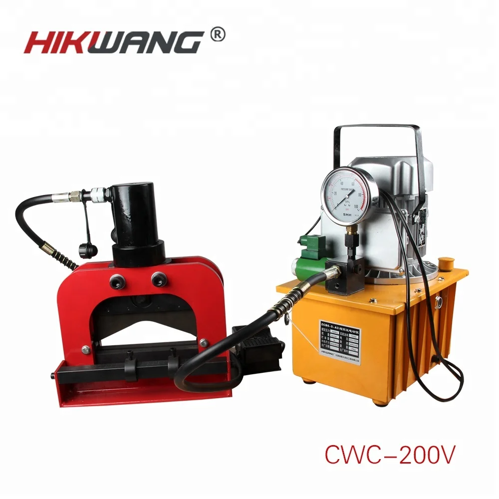 good quality CWC-150 manual electric hydraulic bus bar copper bar cutting cutter tools